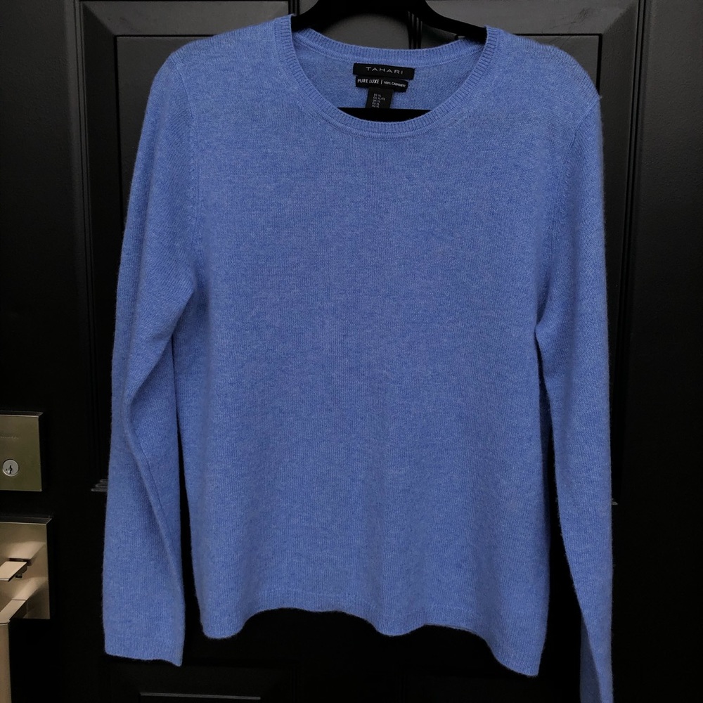 Tahari Cashmere crewneck